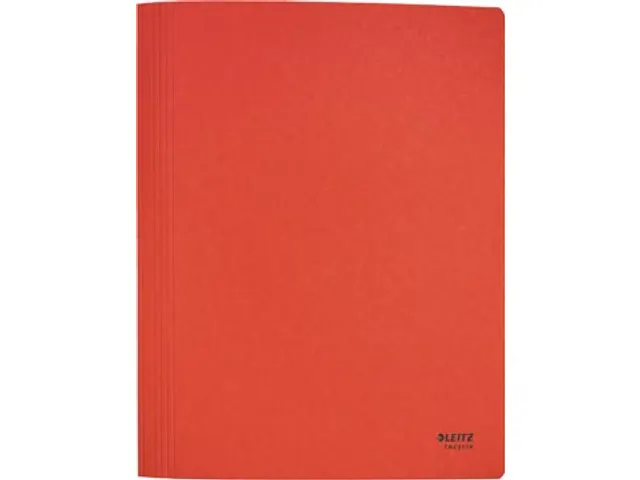 Recycle offertemap uit karton A4 rood