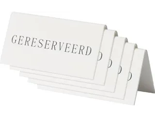 Securit Tafelbordje 'Gereserveerd', Pak Met 5 Stuks - 1