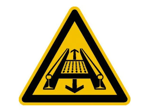 Waarschuwingsbord,V. Binnen/Buiten
