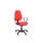 Bureaustoel EN1335 Linea Tiger 01 rood/rood met armleuning