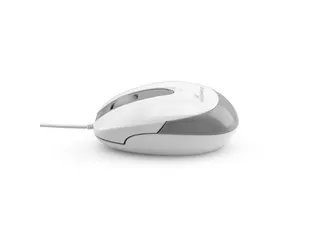 MROS214 Optische muis compact 3 knoppen draadloos Wit Grijs - 2
