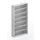 kantoorstelling grondveld HxBxD 2550x1306x335mm 7 OH Stalen Ral7035
