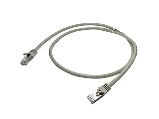 Cat6 patchkabel 1 Meter grijs snagless gigabit netwerkkabel - 1