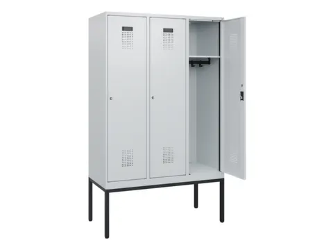 schoollocker,HxBxD 1950x1200x500mm,3vak,vak B 400mm,cil.-slot