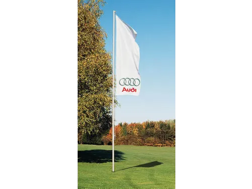 Vlaggenmast Alu Ø60mm H Boven Maaiveld 6m Uitwendige Hijsinrichting