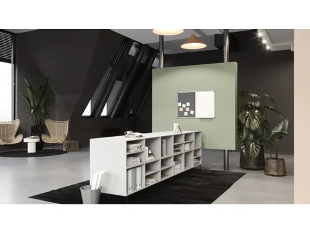 UNITE combibord grijs vilt-whiteboard 60x90cm