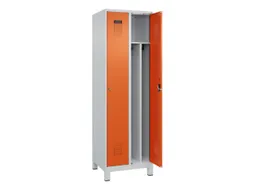 locker voor scheiding van kleding,HxBxD 1950x600x500mm,2vak