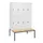 Dubbeldekse dekenkist,HxBxD 1950x1200x815mm,4x2vak.,vak B 300mm
