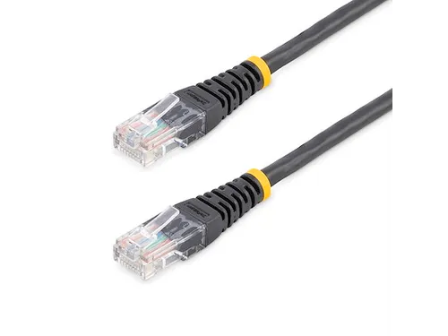 15m Cat5e Gegoten RJ45 UTP Netwerkkabel Zwart