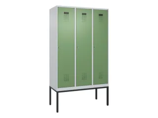 locker voor scheiding van kleding,HxBxD 2120x1200x500mm,3vak - 2