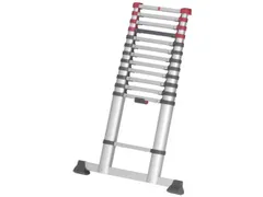 telescopische aanlegladder,13,sporten,balk L 3,8m,aluminium