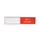 Design Schuifbord Aluminium Niet Storen Groen Rood 150x40mm