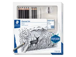 Houtskoolpotloodset Staedtler Design Journey 12-delig