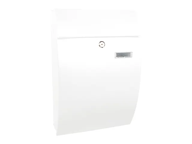 Wandbrievenbus Geronan Wit Staal