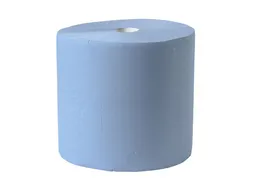 Poetspapier verlijmd blauw 360 Meter 3-laags
