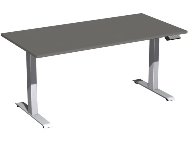 Bureau à hauteur réglable élec. HxlxP 730-1230x1600x800mm
