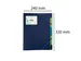 Trieur polypropylène 3 rabats Forever 8 compartiments - Bleu