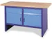 établi,HxlxP 845x1500x700mm,RAL7035,face avant RAL7035