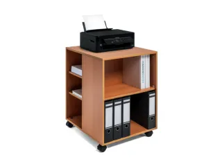 bijzetkast,HxBxD 748x528x592mm,beuken,6niveaus,2 OH - 2