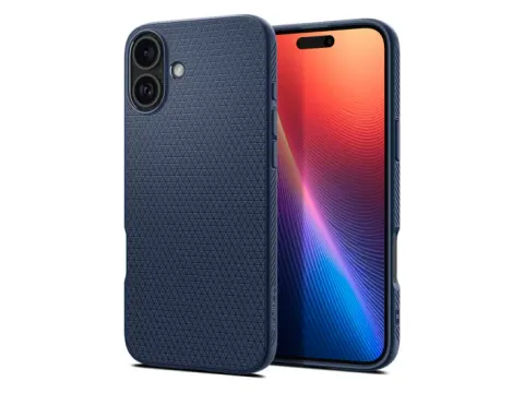Spigen Liquid Air iPhone 16 hoes navy