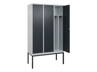 locker voor scheiding van kleding,HxBxD 2120x1200x500mm,3vak - 2