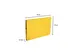 Documentenbox Forever A4, 290 g/m², geel