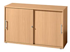 schuifdeurkast,HxBxD 1000x1200x400mm,2xhouten vloer,3ordnerhoogte