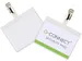 Badge Met Clip 60x90mm Incl. Personaliseerbaar Insteekkaart 25 Stuks