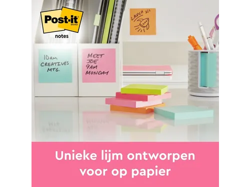 Memoblok 3M Post-it 654 76X76mm Roze