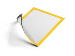 Informatiekader DURAFRAME MAGNETIC A4 Geel 5 Stuks