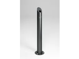 Staande Asbakzuil 4,2l H 1000mm Antiek-Zilverkleurig Rvs