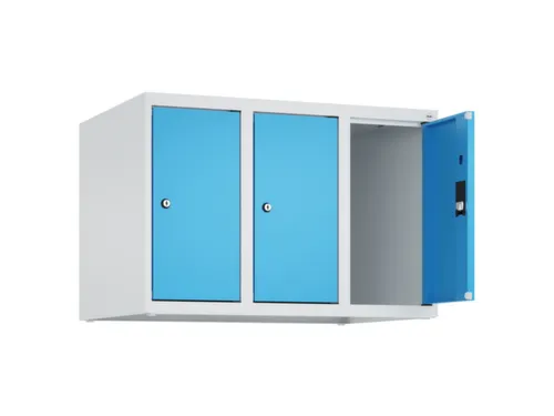 opzetkast,v. locker,3vak.,vak B 250mm,HxBxD 500x750x500mm,vleugeldeur
