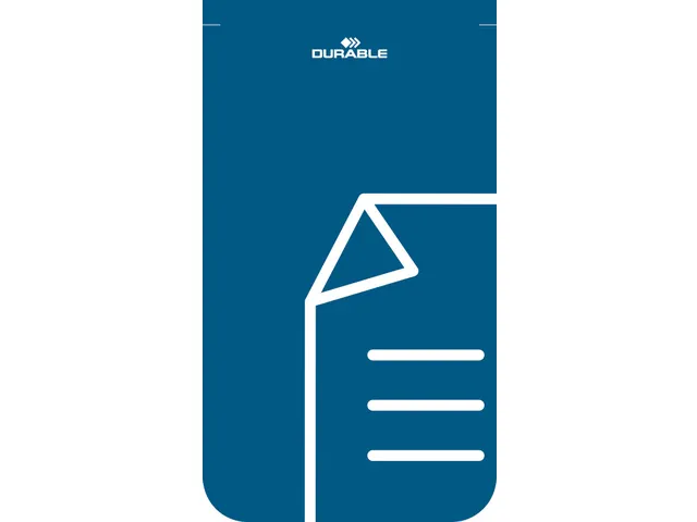 DURASORT Afvalbak sorteerunit 55L voor papier Grijs Blauw