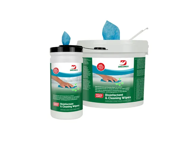 Dreumex Disinfectant & Cleaning Desinfectiedoekjes bus 170 stuks blauw