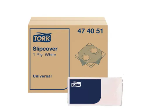 Tork 474051 Damask Paper Napperon 80x120cm Wit