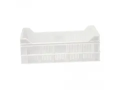 Denox Stapelbak open Kunststof Wit 60x40cm (bakerynorm)