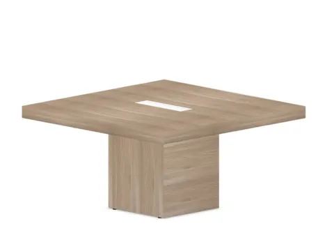 Vergadertafel Hxbxd 73x140x140cm Frame Kubusvormig iep