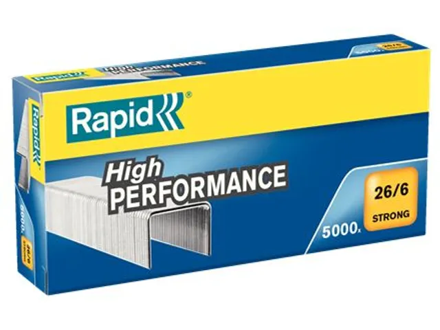 Nieten Rapid 9/10 gegalvaniseerd super strong 5000 stuks Nieten Rapid 9/10 gegalvaniseerd super strong 5000 stuks