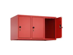 opzetkast,v. locker,3vak.,vak B 300mm,HxBxD 500x900x500mm,draaigrendel
