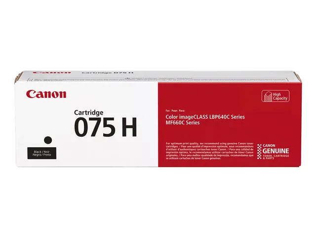 Canon 075H Toner Zwart Hoge capaciteit voor i-SENSYS