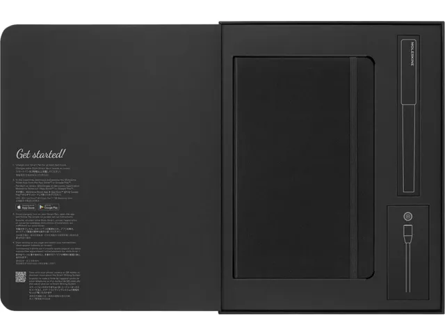 Smart Writing Moleskine set Pen + Smart Notebook large 130x210mm lign