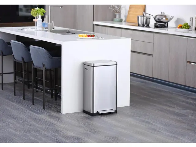 X-cube Pedaalemmer 30 Liter Mat Rvs