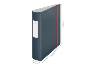 Ordner Leitz 1038 180° Active Cosy A4 82mm grijs - 2