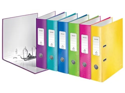 WOW ordner A4 assorti kleuren, rug van 80mm