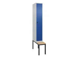 locker voor scheiding van kleding,HxBxD 2120x300x815mm,1vak