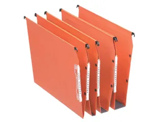 Hangmap Esselte Orgarex Dual lateraal A4 U-bodem 15mm oranje - 1