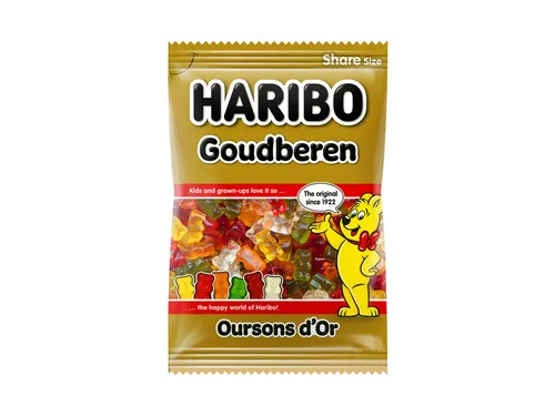 Snoep Haribo Goudbeertjes zak 250gr