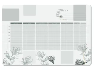 Designonderlegger Sigel weekplanner Nature met to-do-list A2 30 vel - 1
