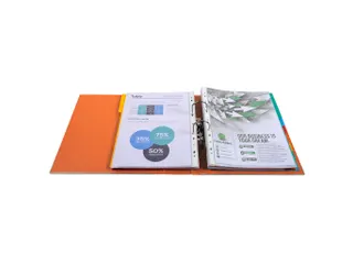 Ordner PP Prem'Touch A4maxi 80mm oranje - 6