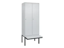 locker voor scheiding van kleding,HxBxD 2120x800x815mm,2vak